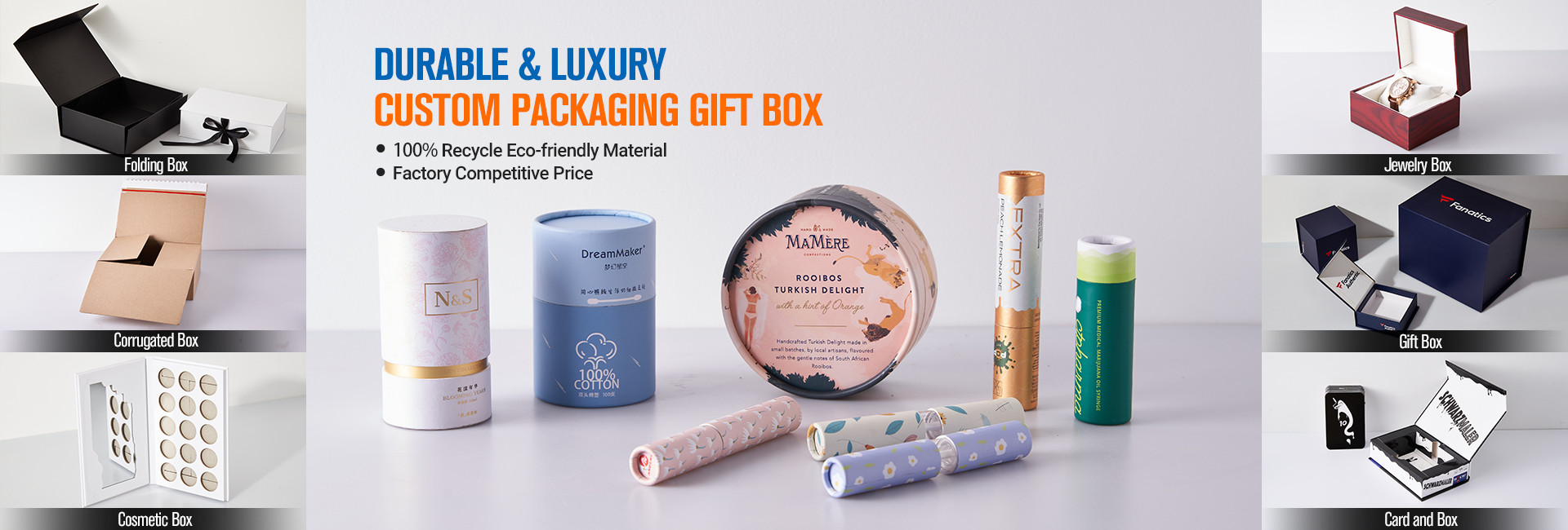 품질 상자를 패키징하는 판지로 만드는 선물 공장