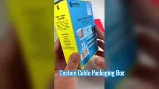 맞춤형 USB C 케이블 포장 상자