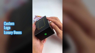 호화스러운 선물 상자 주문 로고 Foldable 자석 마감