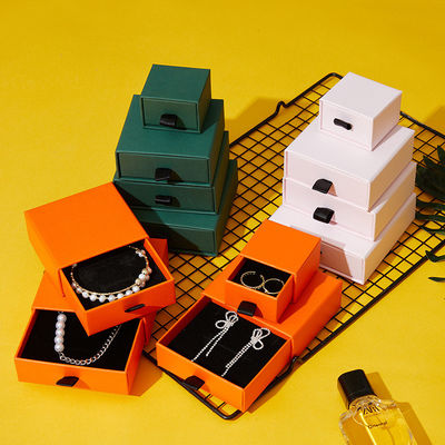 패키징하는 OEM 용지 서랍 재활용된 보석 박스