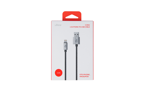 훅과 박스를 패키징하는 SGS 사용자 지정 색상 용지 Usb 데이터 케이블