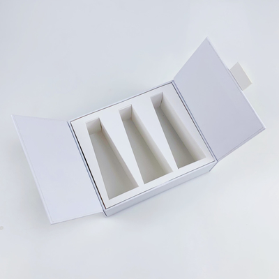 맞춤형 디자인 종이 상자 포장 환경 친화적 백색 이중 문 자석 선물 상자 에센스 피부 관리 포장 상자