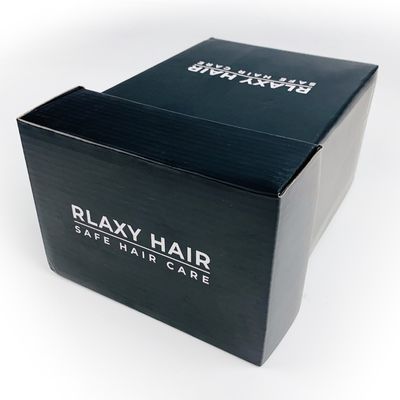 맞춤형 검은색 포장 상자 단단한 딱딱한 노러브 카드보드 선물 상자 헤어 케어 제품 포장