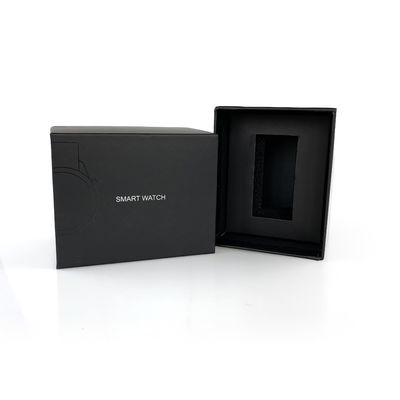 프리미엄 맞춤형 로고 인쇄 스팟 UV 경성 시계 상자 선물 포장 상자 스마트 워치용 EVA 트레이 포함