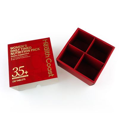 2025 Wholesale Christmas Eve Promo Folding Box Christmas Advent Box Packaging Gift Box With Sponge