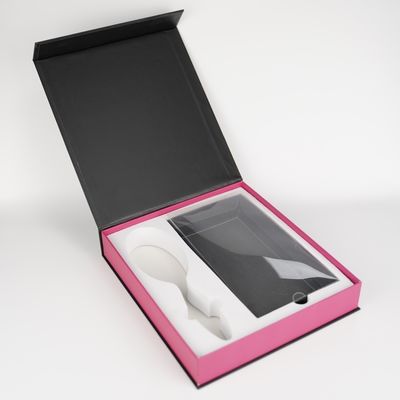 여성용 재사용 가능한 딱딱한 선물 포장 상자 헤어 연장 빗대구 세트 마그네틱 플립 박스 소녀용 선물 패키지 세트