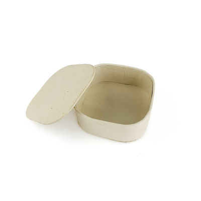 주문 환경 친화적인 리넨 짜임새는 보석 선물 세트를 위한 뚜껑 덮개로 포장하는 Kraft 종이 보석 선물 상자를 양각했습니다