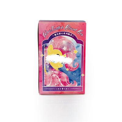 OEM 맞춤 인쇄 눈물 스트립 블라인드 박스 놀라움 미스터리 박스 예술 장난감 포장 접이 가능한 카튼 선물 종이 박스